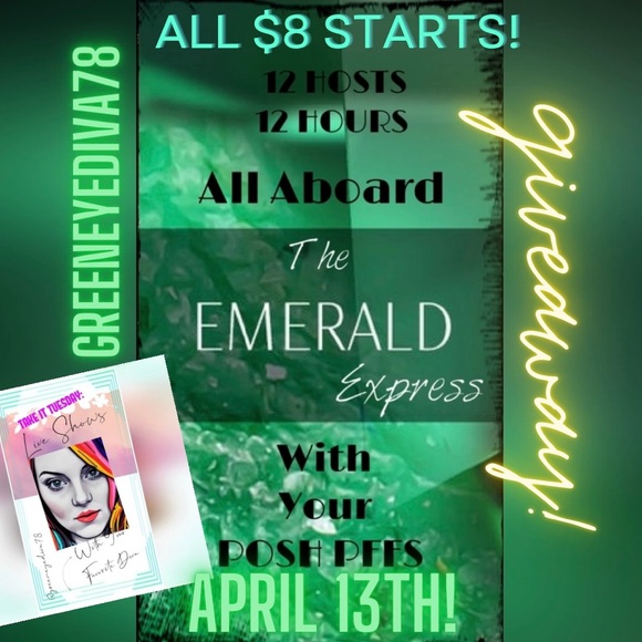 Tops - GOODVIBESWITHUS IS LIVE!🚨✨🛍️4/13 THE EMERALD EXPRESS 11AM EST-11PM 10+Hosts!🚂